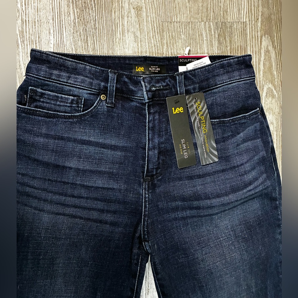 Lee Slim Jeans mid rise sculpting NWT